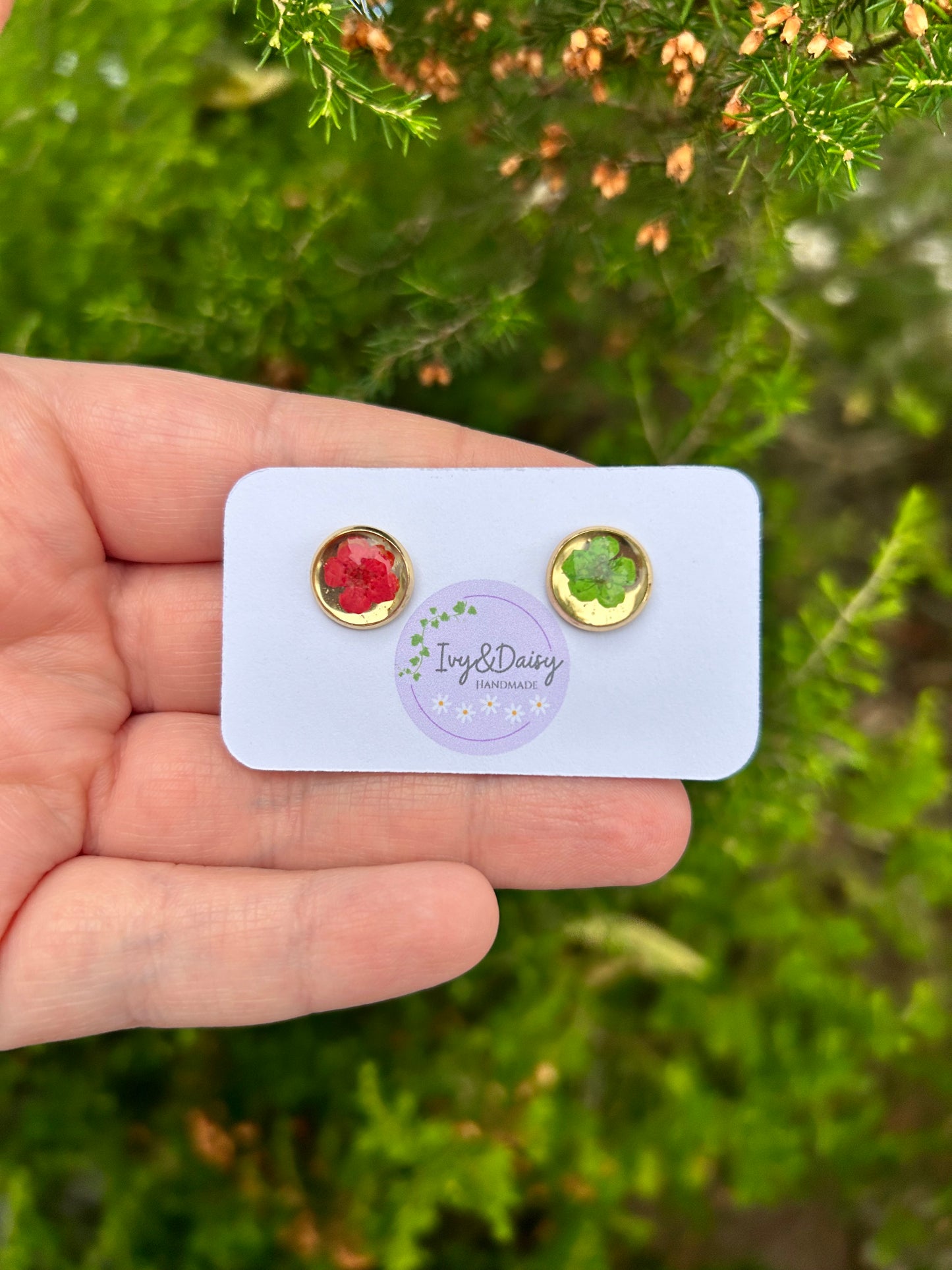 Festive Flower Studs